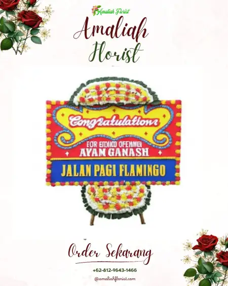 Sewa Papan Bunga Sewulan